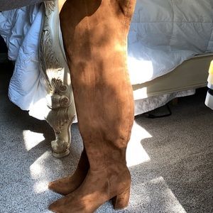 Steve Madden over the knee suede boot